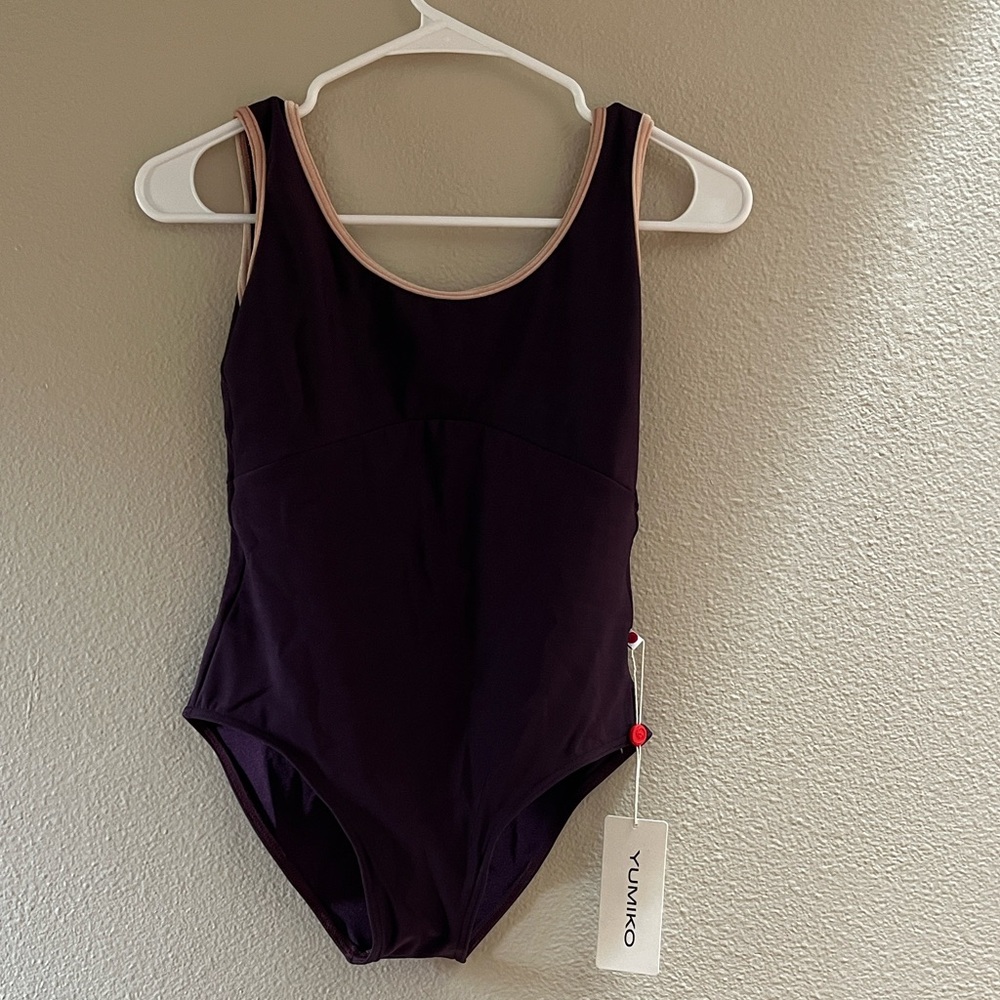 Yumiko Women's Dark Purple Leotard